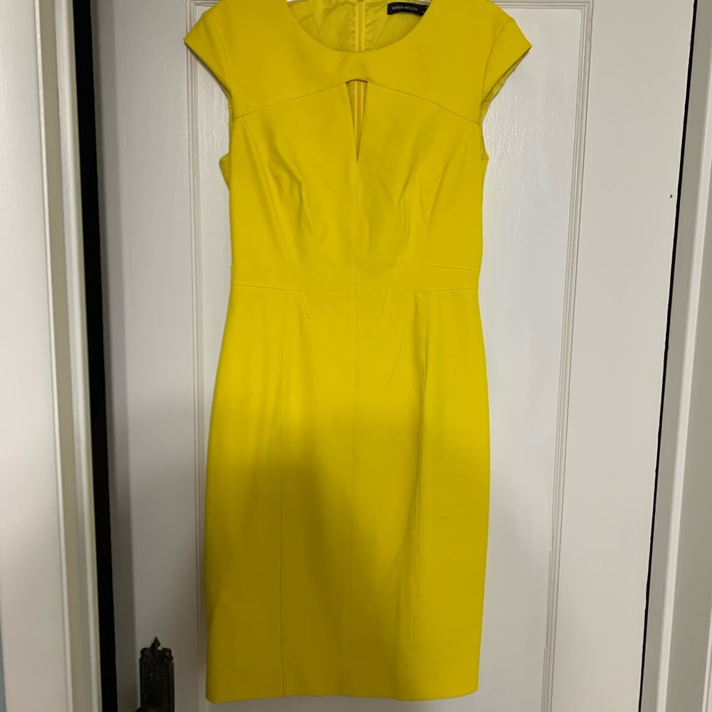 Karen Millen Yellow Dress